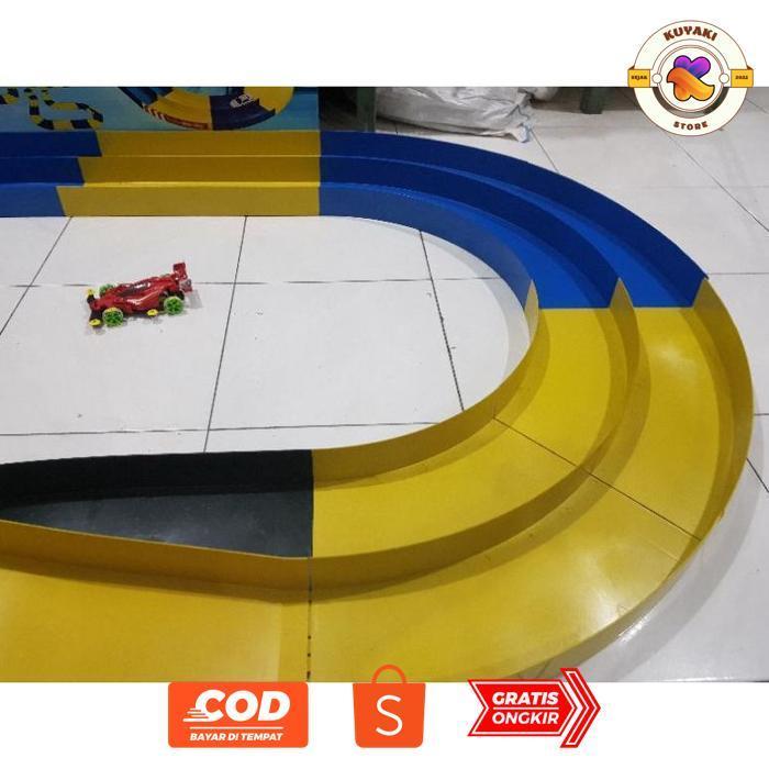 KUYAKI MAINAN TRACK MOBIL TAMIYA 2 JALUR LINTASAN - SET TRACK TAMIYA 2 JALUR DAN MOBIL TAMIYA SALE