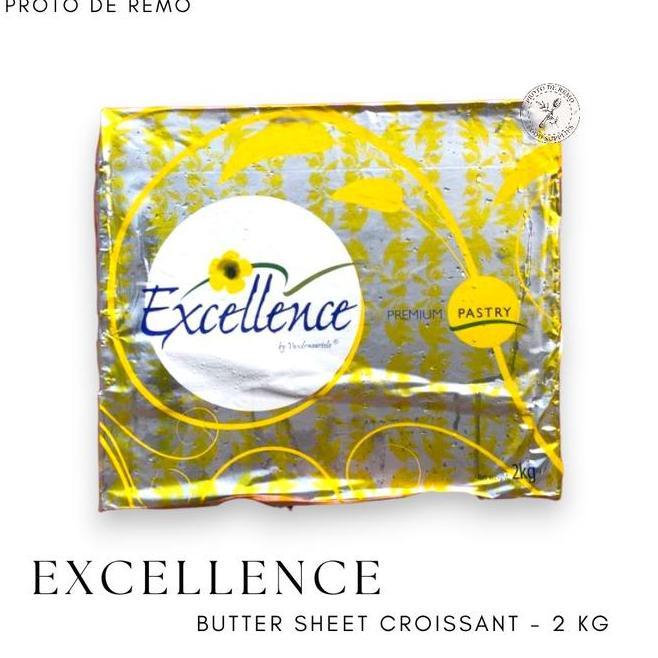 Excellence Butter Margarine Sheet Croissant 2Kg