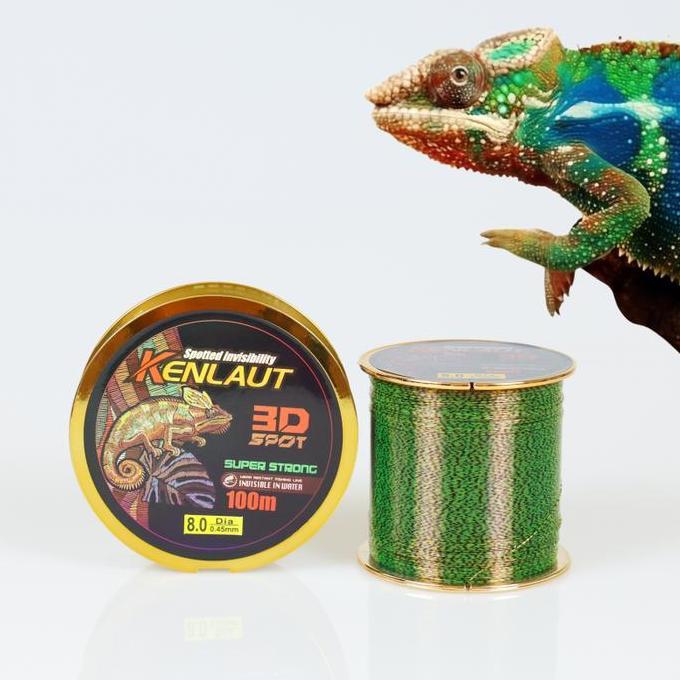 KENLAUT 500m 100m Senar Pancing Super Nylon Speckle Titik Tak Terlihat Garis