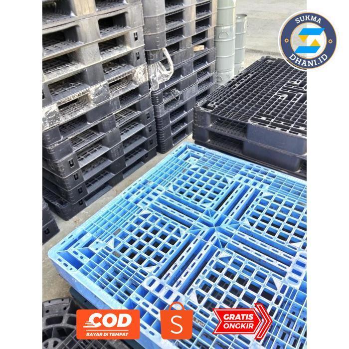 SUKMADHANI.ID PALET PLASTIK HDPE UKURAN LENGKAP FLAT TEBAL ORIGINAL