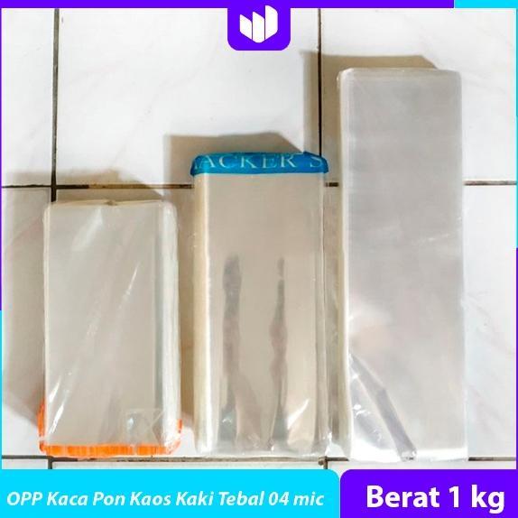 Plastik Packing Kaos Kaki Bening / Plastik Kemasan Kaos Kaki / Plastik OPP Pond Kaos Kaki 1 kg