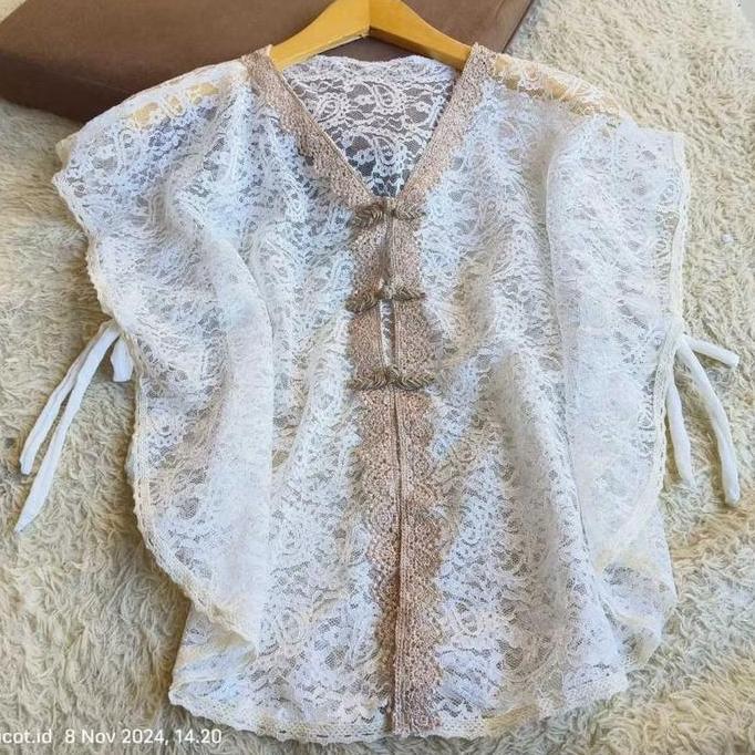 FREE ONGKIR TUCA VEST OUTER BRUKAT KEKINIAN OUTER RENDA TREN OUTFIT LEBARAN 2025 MUSLIM WANITA OUTER