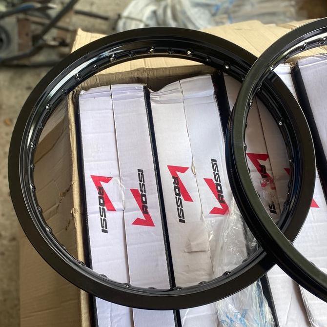 Lingkaran velg vrossi hitam gilap 185/160/140 ring 17 velg V rossi hitam gilap Motorcycle Original