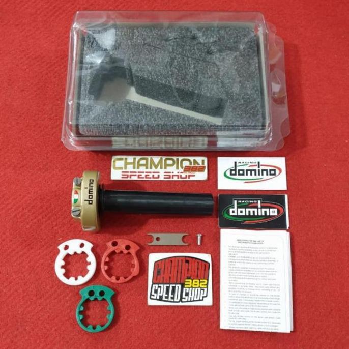OK GAS SPONTAN DOMINO RACING XM2 GOLD ORIGINAL ITALY ALL NEW NMAX 2020 //