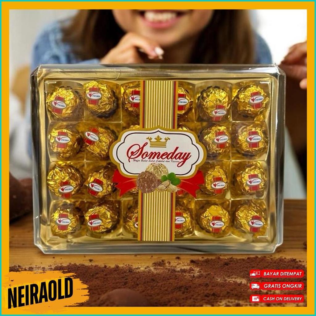 Coklat Someday Kemasan Kotak Isi 24 Pcs/Cokelat Someday Kotak
