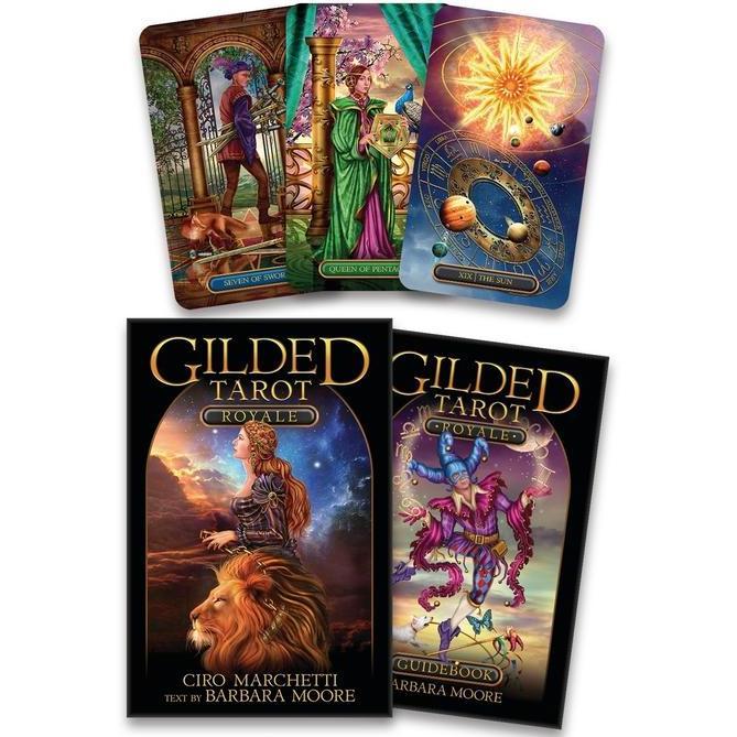 Gilded Tarot Royale Set by Ciro Marchetti | Llewellyn Tarot Card Deck