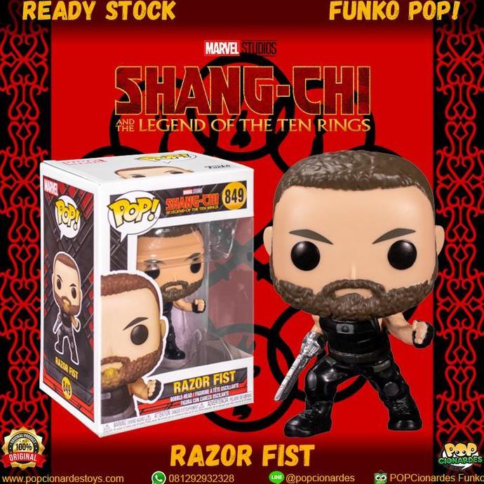 Funko POP Marvel - Shang-Chi - Razor Fist #849