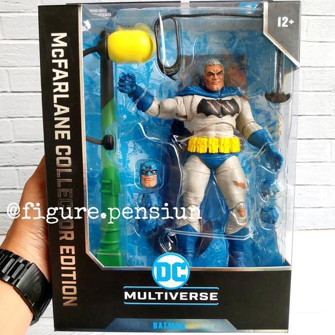 DC MULTIVERSE MCFARLANE COLLECTOR EDITION BATMAN BATTLE DAMAGE BLUE THE DARK KNIGHT RETURNS ACTION F