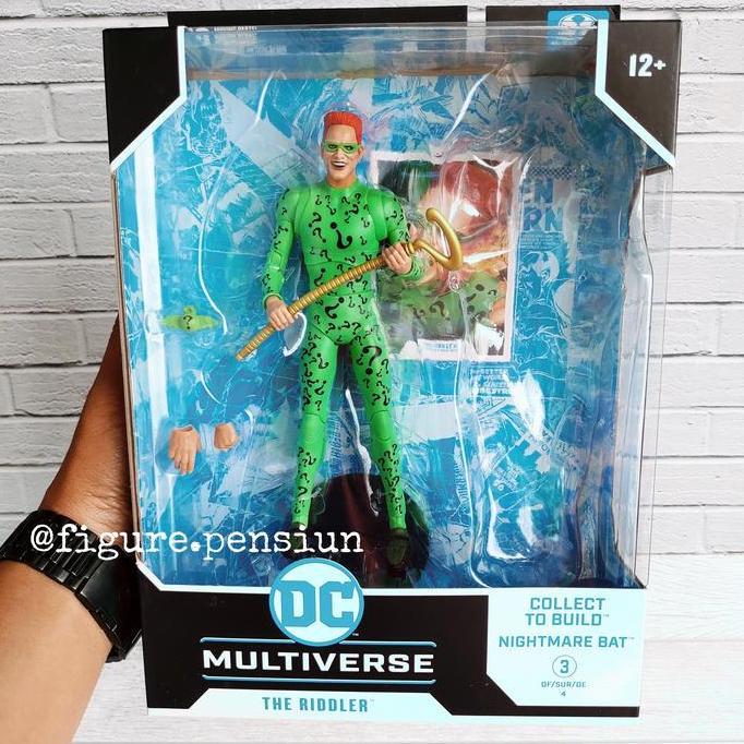 DC MULTIVERSE MCFARLANE THE RIDDLER BATMAN FOREVER VAL KILMER NIGHTMARE BAT ACTION FIGURE