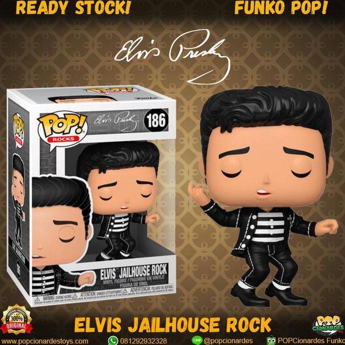 Funko POP Rocks - Elvis Presley - Elvis Presley Jailhouse Rock #186