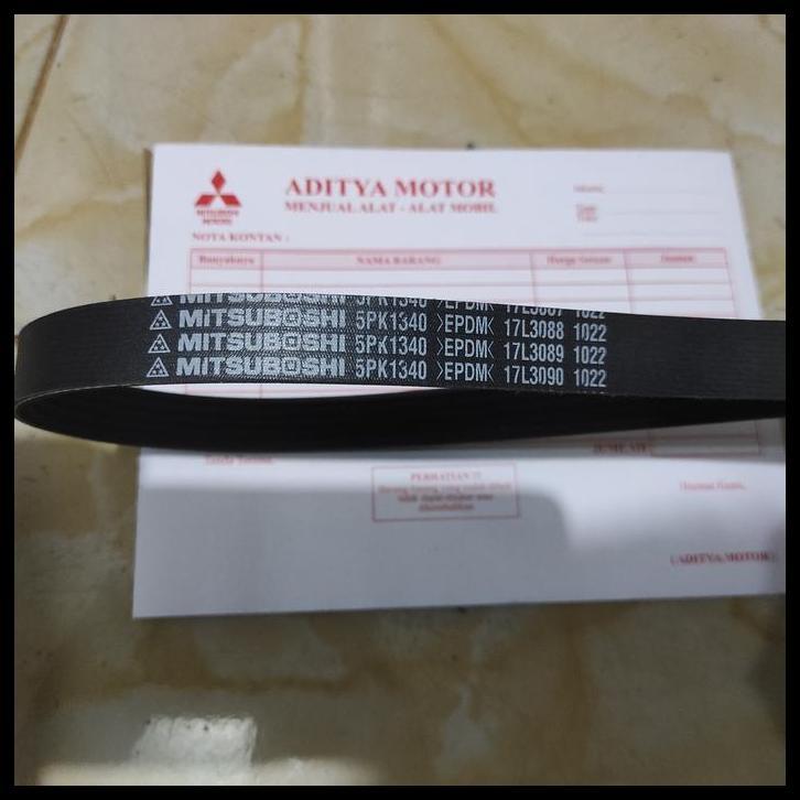 DISKON FAN BELT V-BELT ALTERNATOR PAJERO BENSIN V43 3000CC V6 6G72 5PK 1340