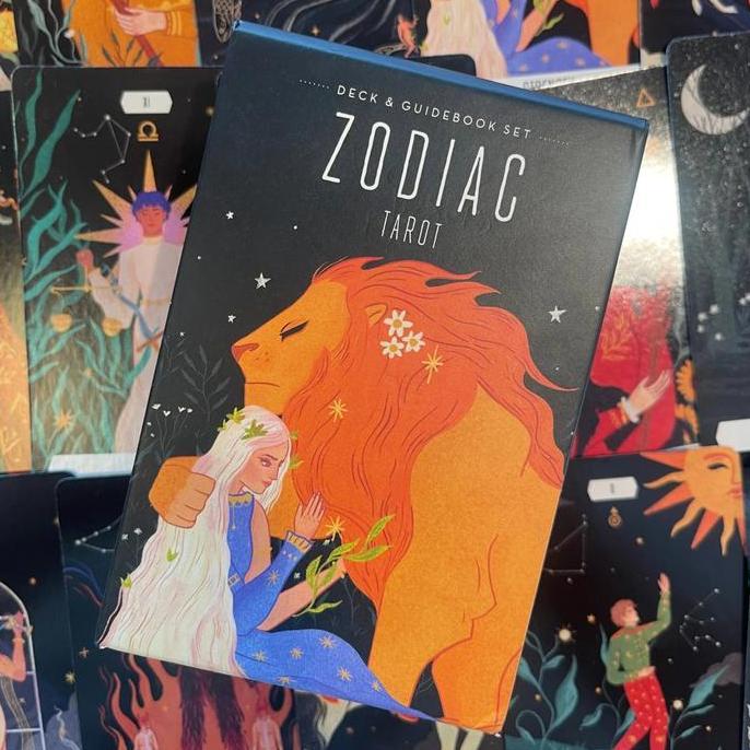 Zodiac Tarot Deck & Book Set by Cecilia Lattari | US Games Tarot Deck