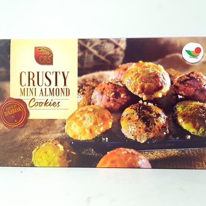 CRS CRUSTY MINI ALMOND 500gr | COOKIES KUE KERING OLEH KHAS SURABAYA ARG