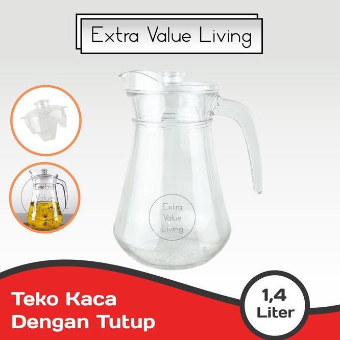 Teko Kaca Teko Air Panas Dan Dingin Ceret Air Pitcher Lemon Tea Beling Water Jug