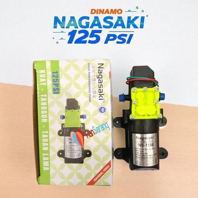 Dinamo Sprayer Elektrik Nagasaki 125 Psi Pompa Dc