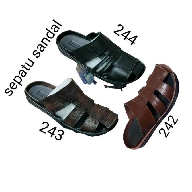 sandal pria kulit asli sandal tali pria sandal casual