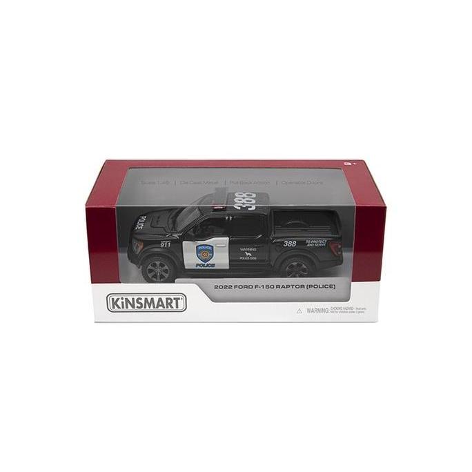 Diecast 2022 Ford F-150 Raptor Police Kinsmart 1:46