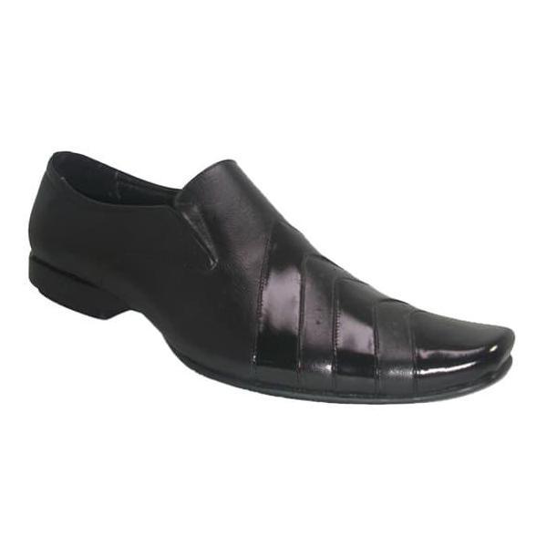 Marelli Sepatu Formal Pria Black - LV 048