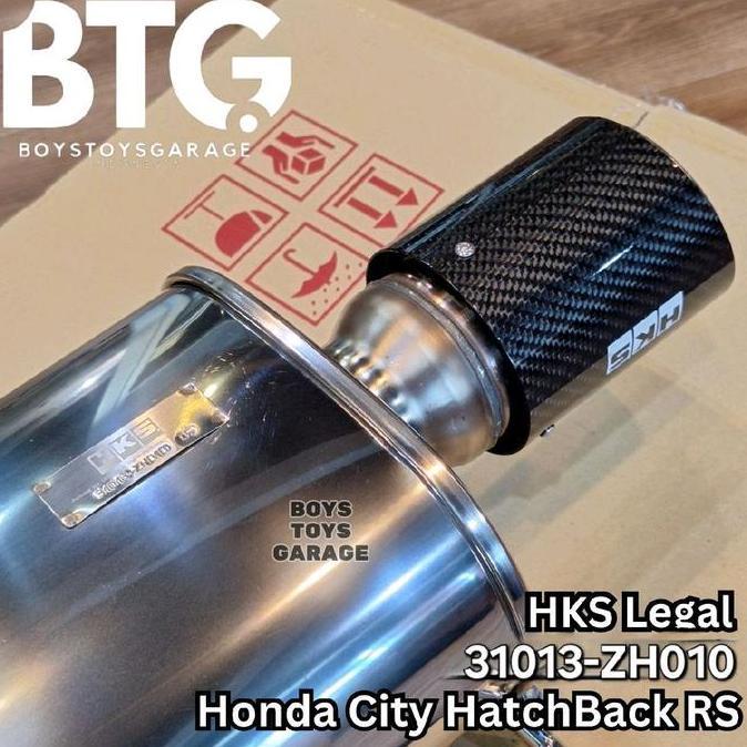 Knalpot HKS Honda City HB Hatchback RS 1.5 GN HKS Legal Muffler Ori Terlaris