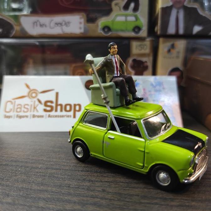 Tiny Diecast City Mr Bean's Figure SOFA Diecast Detail Mirip Film Mr Bean Keren Dengan Kap Mesin Dep