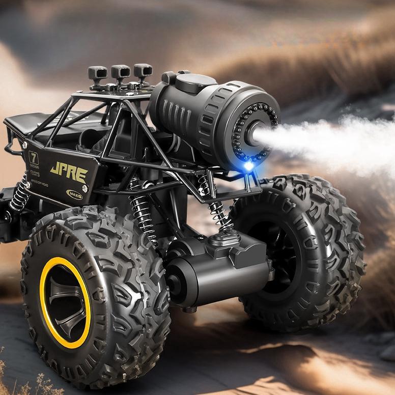 PREMIUM` NODIA MOBIL OFFROAD MOBIL DENGAN SEMPROTAN DI EKORNYA ROCK CRAWLER MOBIL MAINAN REMOTE CONT