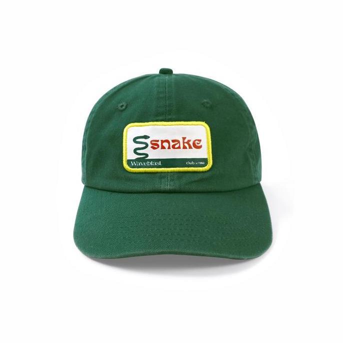 Waveblast Hat - Baseball Snake Green (Washed)