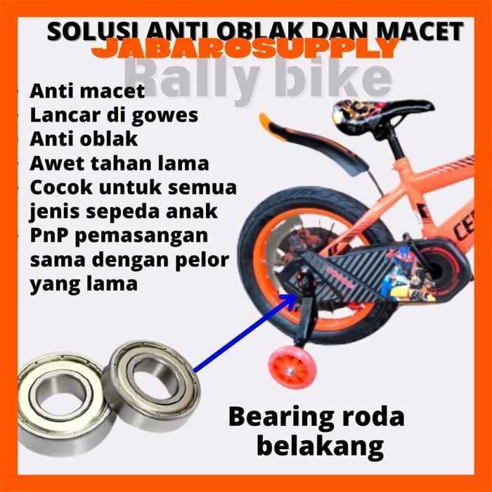 He13 Bearing Laher Roda Belakang Sepeda Anak Ukuran 12 16 18 20 Sebagai Pengganti Pelor Agar Lebih A