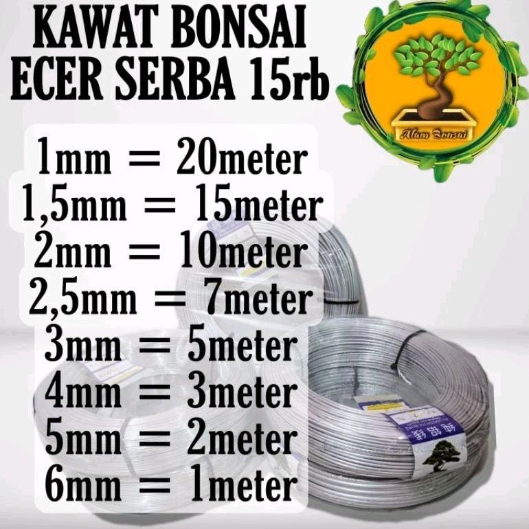 Bisa Cod Kawat Bonsai Ecer ..