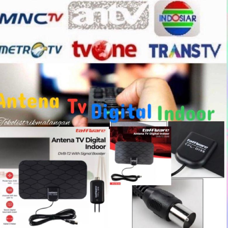 antena indoor taffware/antena tv digital indoor taffware