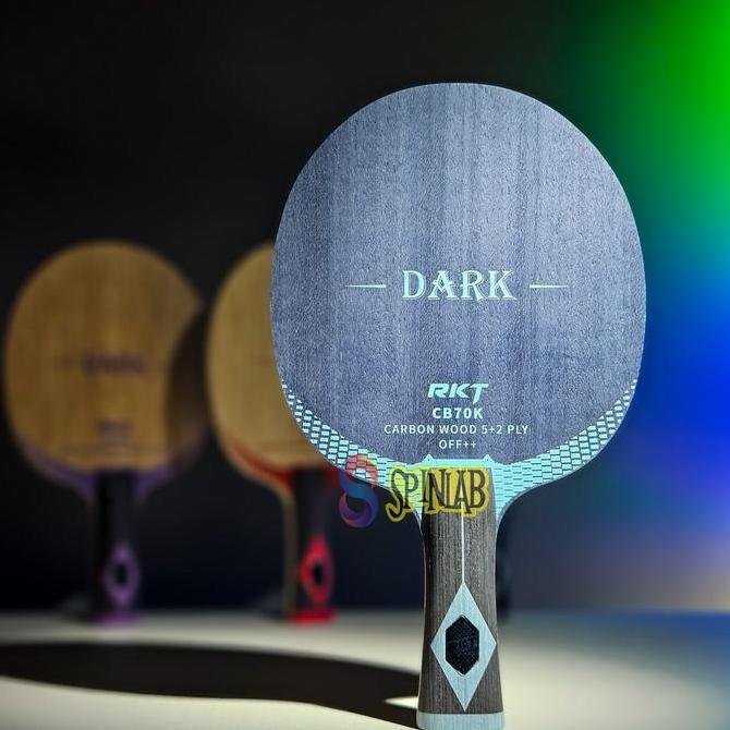 REACTOR RKT Dark CB70K | Blade Kayu Pingpong Tenis Meja Carbon