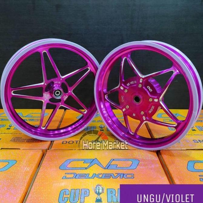 VELG DND DELKEVIC X1 MODEL BINTANG VARIO 125 150 / VARIO 110 / BEAT / SCOOPY / MIO SPORTY SOUL J / M