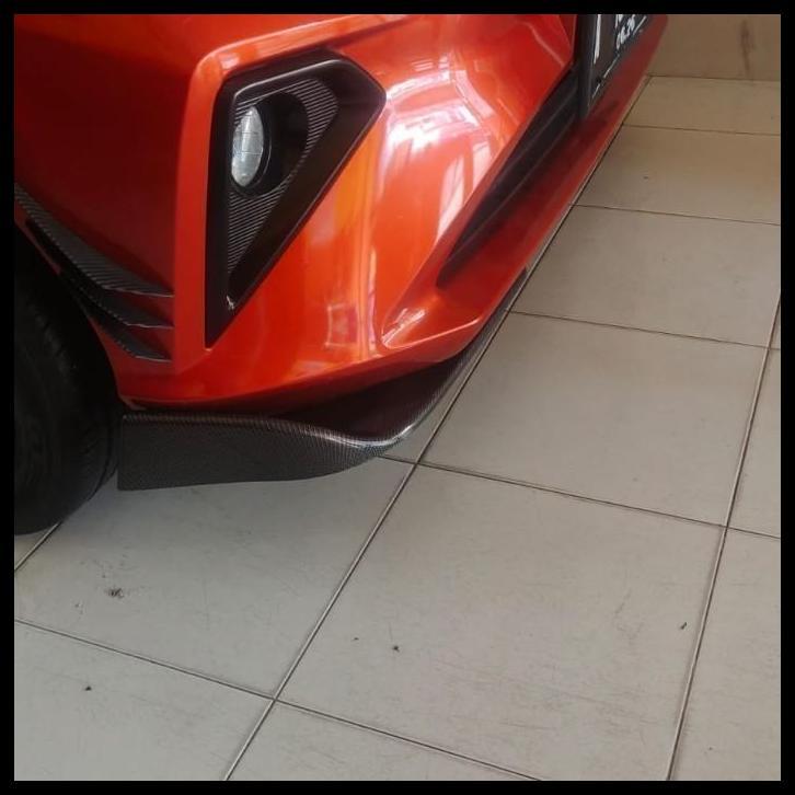 BEST DEAL WINGLET DEPAN VARIASI BEMPER DEPAN MOBIL CARRY SUZUKI FULL CARBON 
