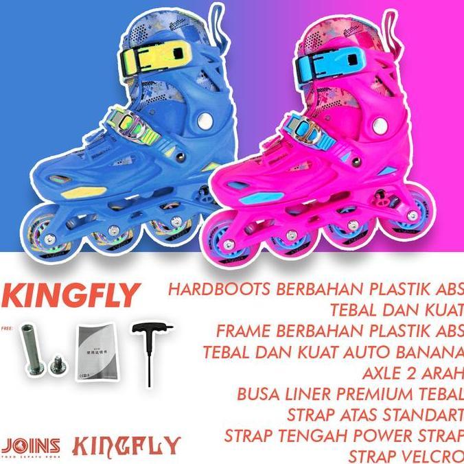 Terlaris Sepatu Roda Anak Inline Skate Anak Kingfly Bukan Cougar Atau Lynx