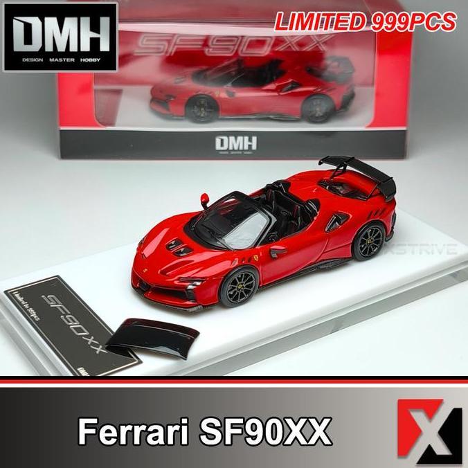 DMH 1:64 Ferrari SF90XX Spider Red Convertible