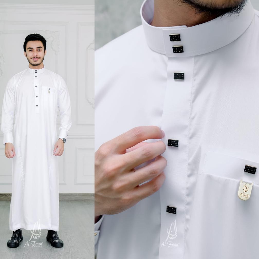 TERMURAH Jubah Gamis Pria Jubah slimfit polyester korea jubah pria muslim gamis alfaan busana muslim