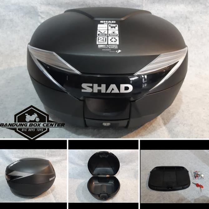 Box Shad SH39 Black Box Motor Shad SH39 Hitam Box Touring Shad SH 39