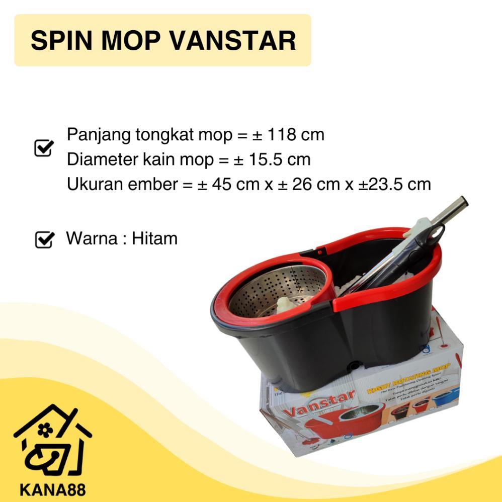 Alat Pel Lantai Vanstar Putar 360 Derajat Rotating Mop Spin Mop