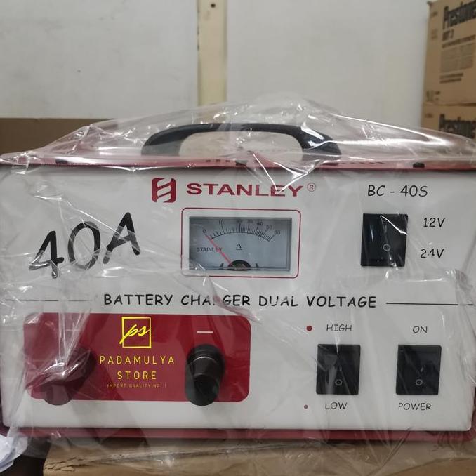 charger aki Stanley 40a / charger Stanley BC - 40s / charger 40a Terlaris