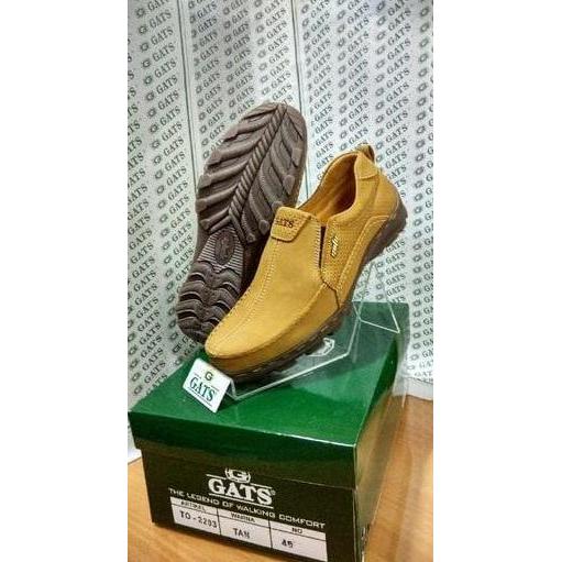 Sepatu Pria Cowo Terbaru Gats Ori Slop Kasual Kulit Asli Murah TO 3 TN