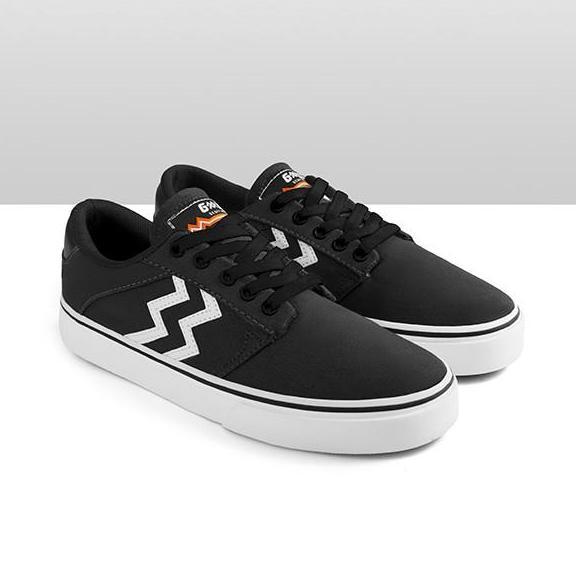 Geoff Max Official - Gavin Black White STZ | Sepatu Pria Wanita Unisex | Sneakers | Canvas Shoes Sne