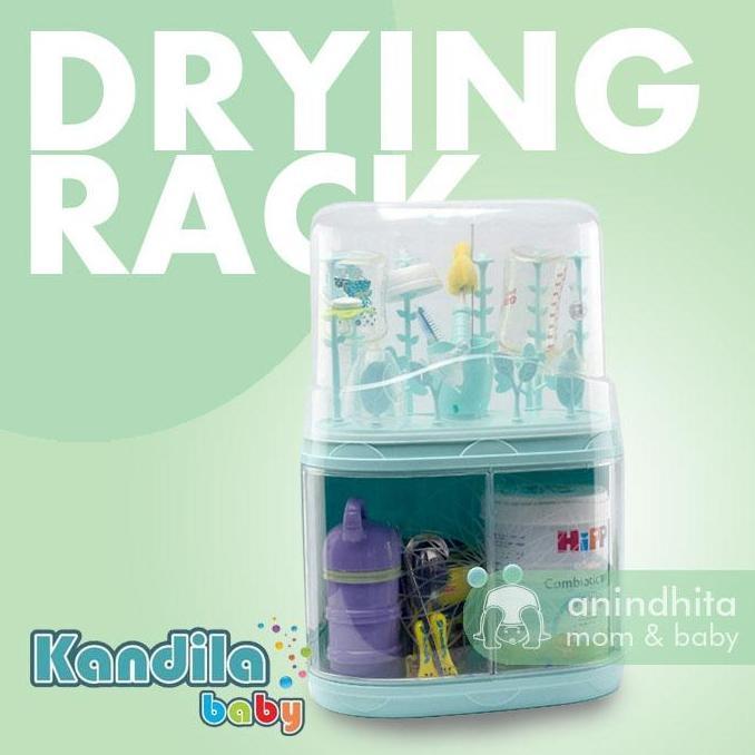 ferdyshops - kandila rak botol dan susu bayi bottle drying rack & container