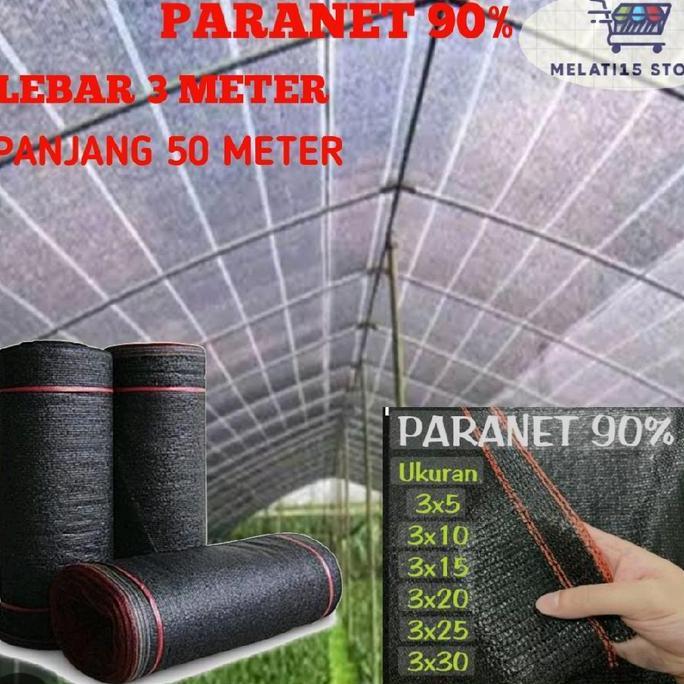 Paranet 90% Lebar 3 Meter Panjang 50 Meter