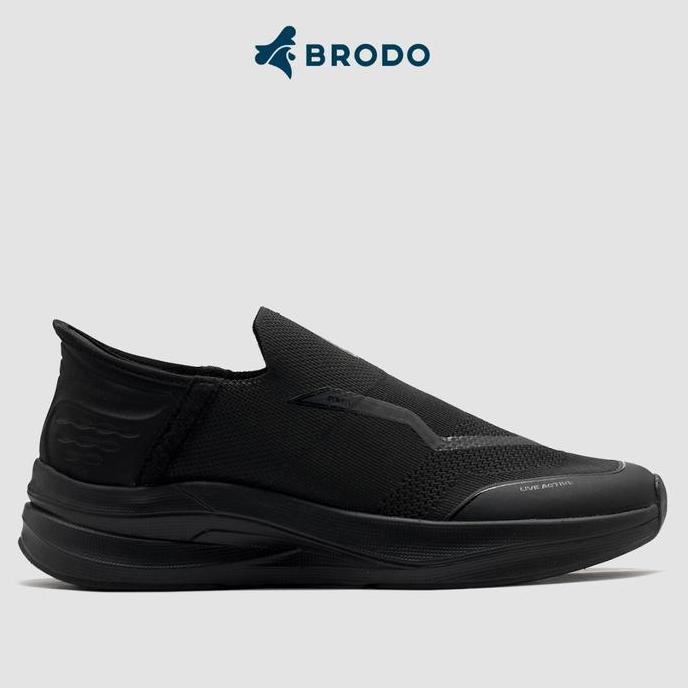 BRODO - Sneakers Forte Slip On Full Black
