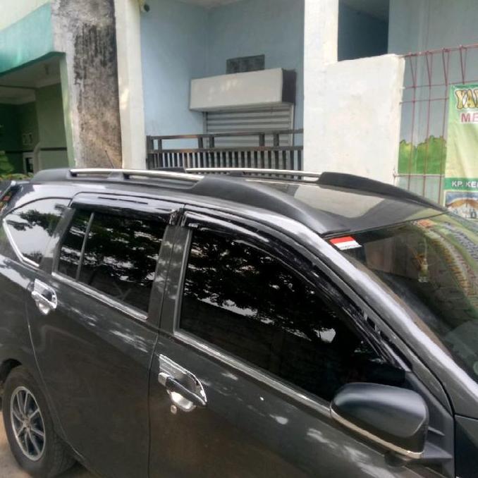 ROOF RAIL SPORTY CALYA SIGRA ROOF RACK SPORTY  CAR ORIGINAL DAN TERPERCAYA