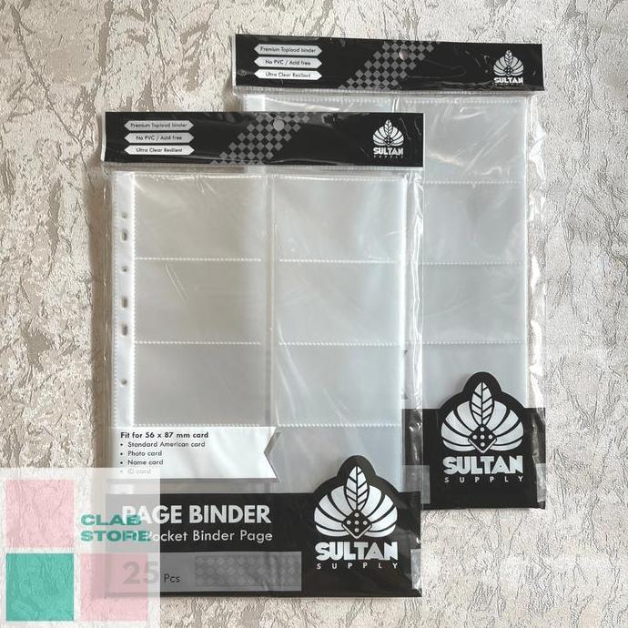Sabdaa317 - Sultan Sleeve A4 10P Page Ring Binder Album For Kpop Kartu Nama Id Card Emas Gold