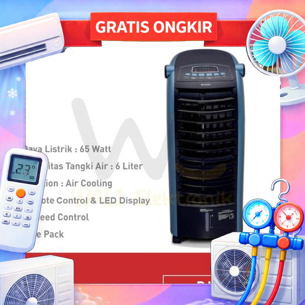 Sharp Air Cooler Pj-A36Ty / Kipas Penyejuk Ruangan Sharp Pj A36Ty Gosend