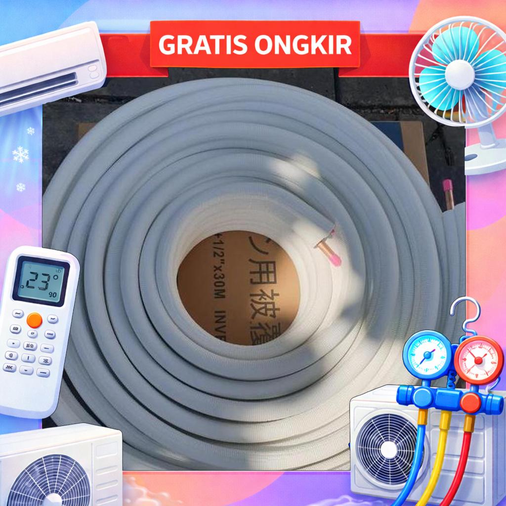 Pipa Ac 1/41/2 Ac 1.5Pk 2Pk Nippon Steel Ns Inverter Meteran Sameday