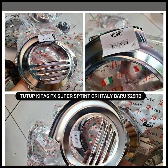 TERMURAH TUTUP KIPAS VESPA SUPER SPRINT PX ORI CIF ITAY BARU CAKEP 