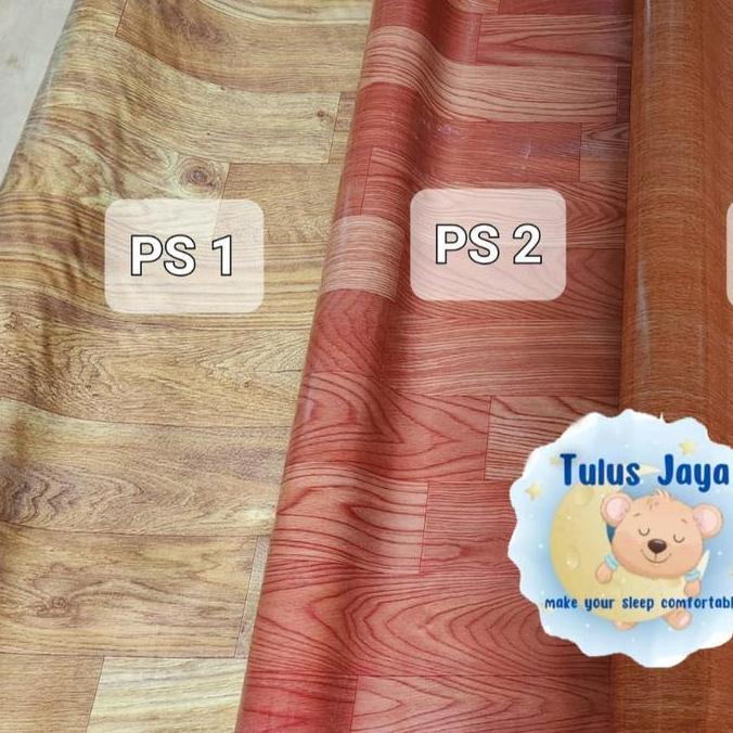 KARPET LANTAI VINYL METERAN TEBAL KOREA 2 METER dijual per 0.5 Meter murah