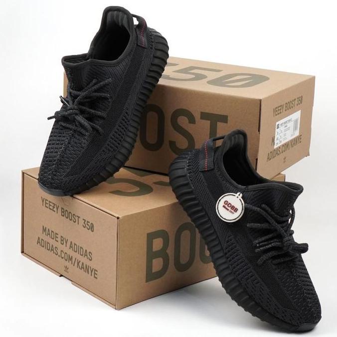 Yeezy 350 Boost V2 Black Static Laces Reflective